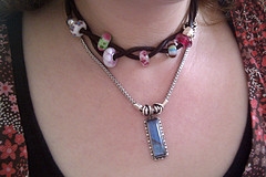 trollbead leather necklace